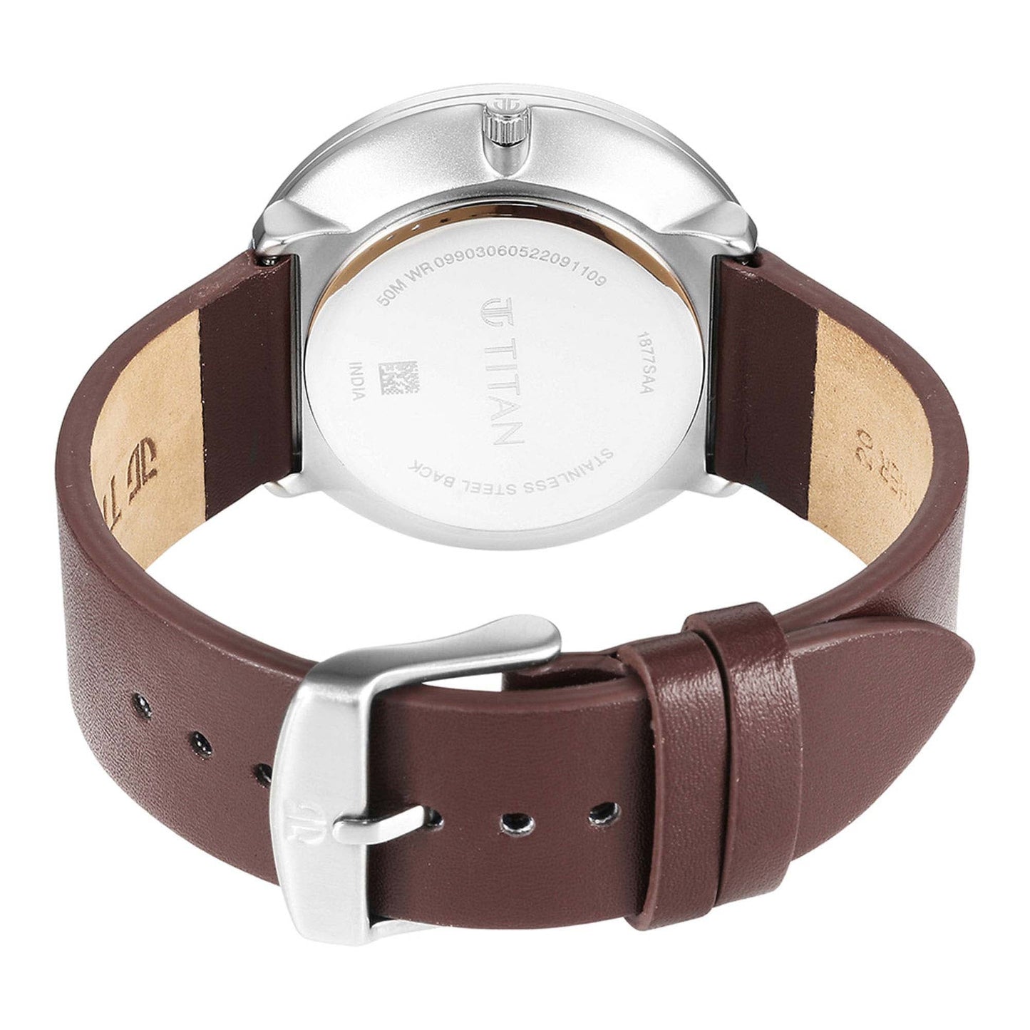 Titan Slim Multi Blue Dial Quartz Stainless Steel Strap watch for Men