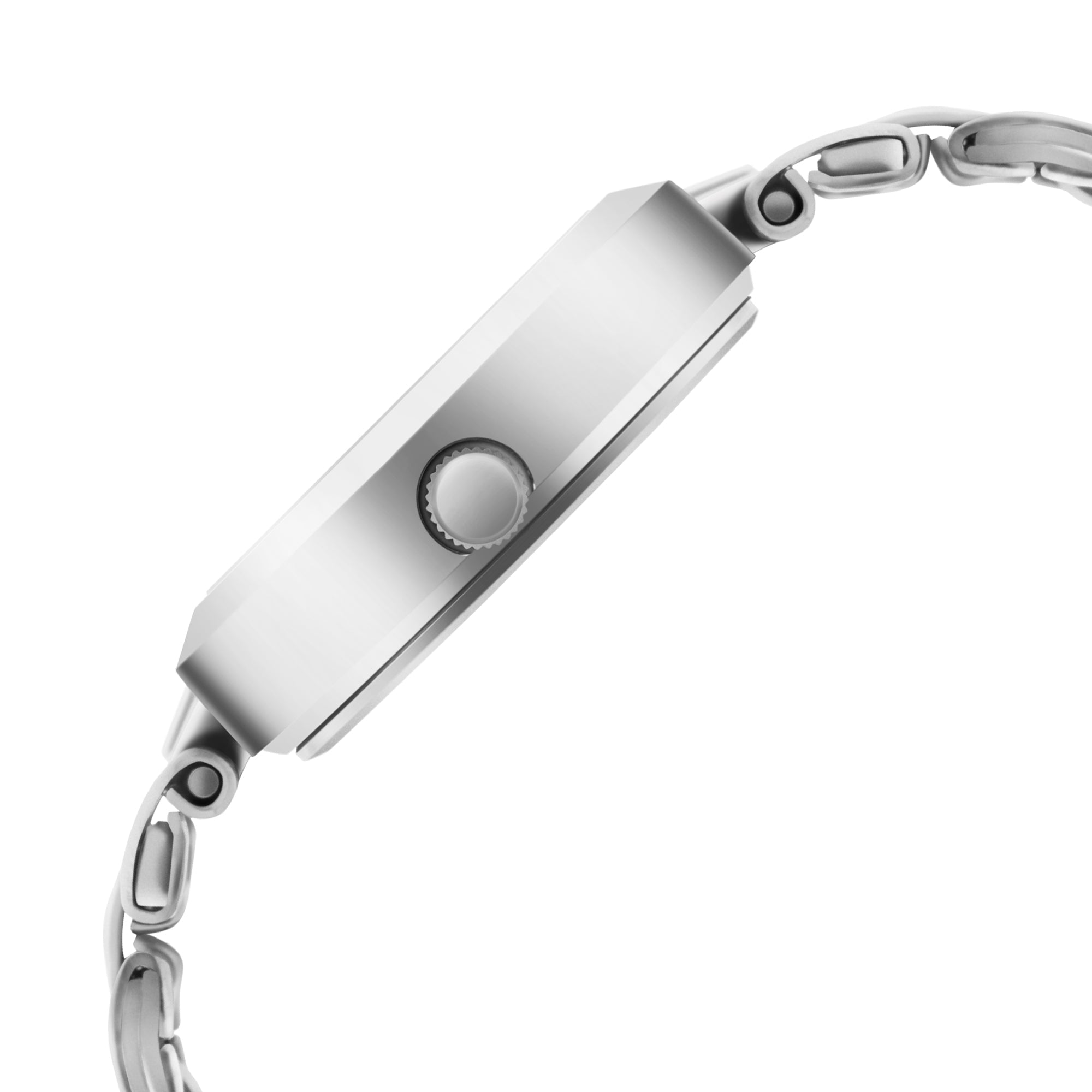 Titan Quartz Analog Silver Dial Stainless Steel Strap Watch for Women