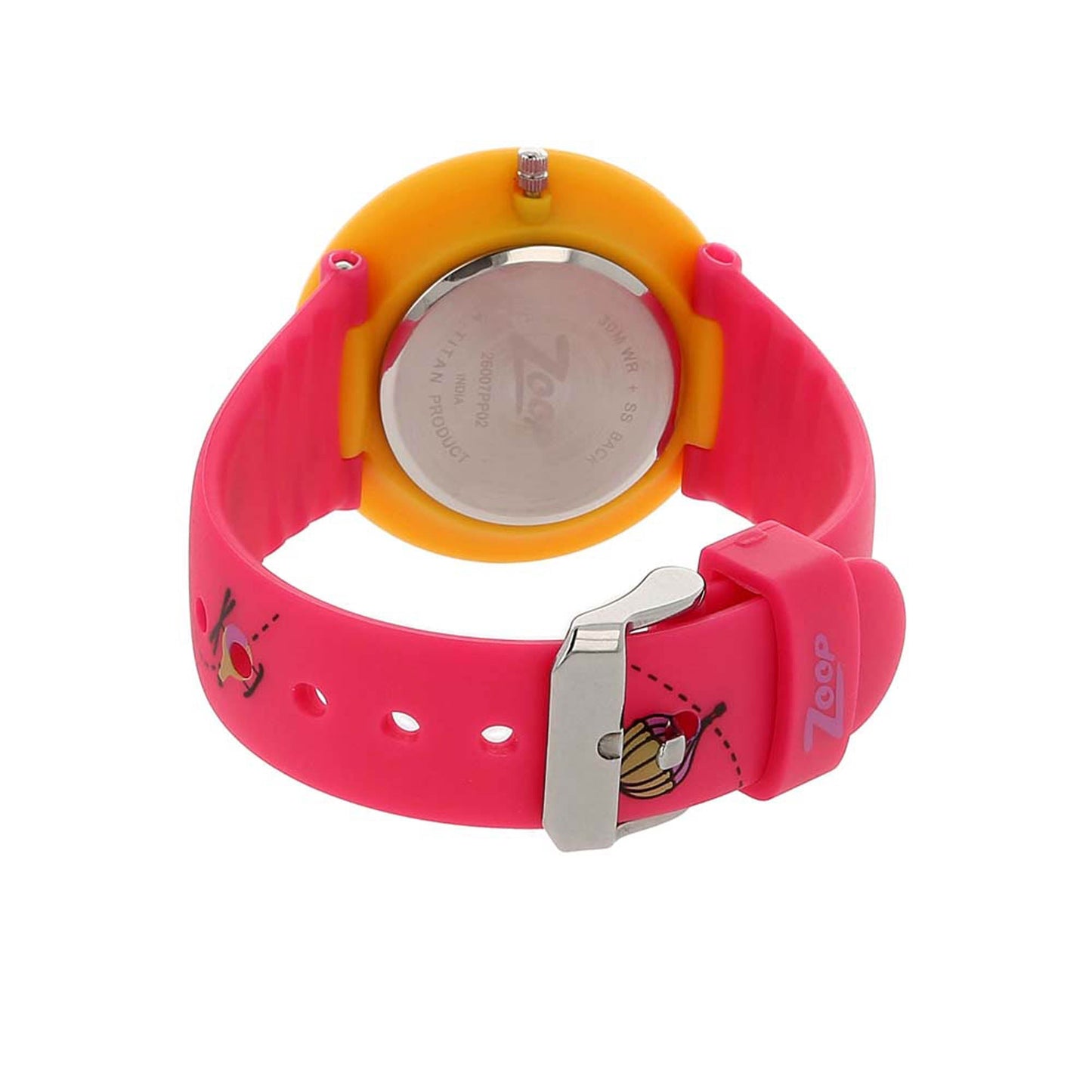 Zoop By Titan Quartz Analog Purple Dial PU Strap Watch for Kids