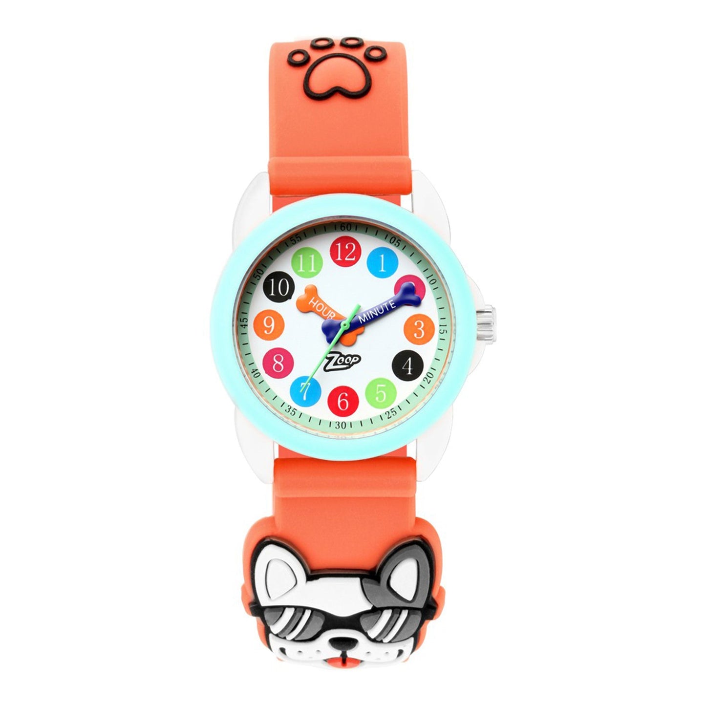 Zoop By Titan Quartz Analog White Dial PU Strap Watch for Kids