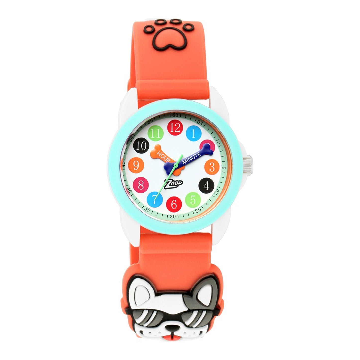 Zoop By Titan Quartz Analog White Dial PU Strap Watch for Kids