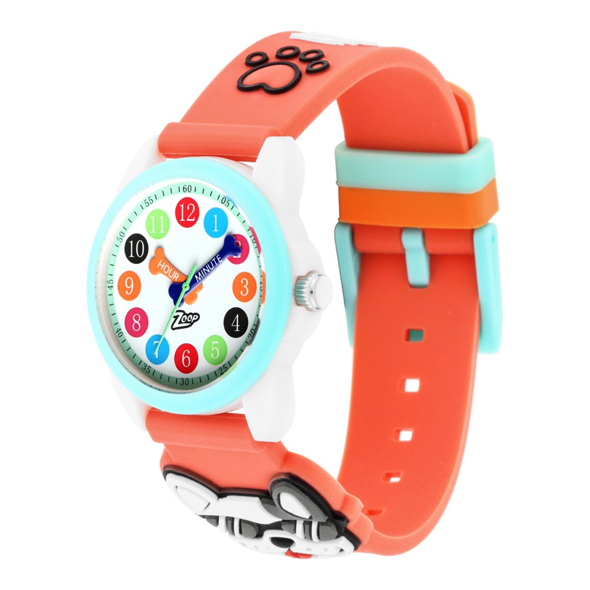 Zoop By Titan Quartz Analog White Dial PU Strap Watch for Kids