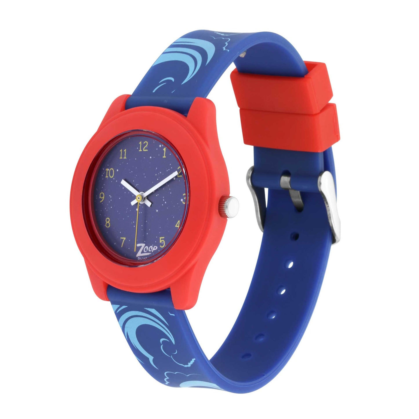 Zoop By Titan Quartz Analog Blue Dial PU Strap Watch for Kids