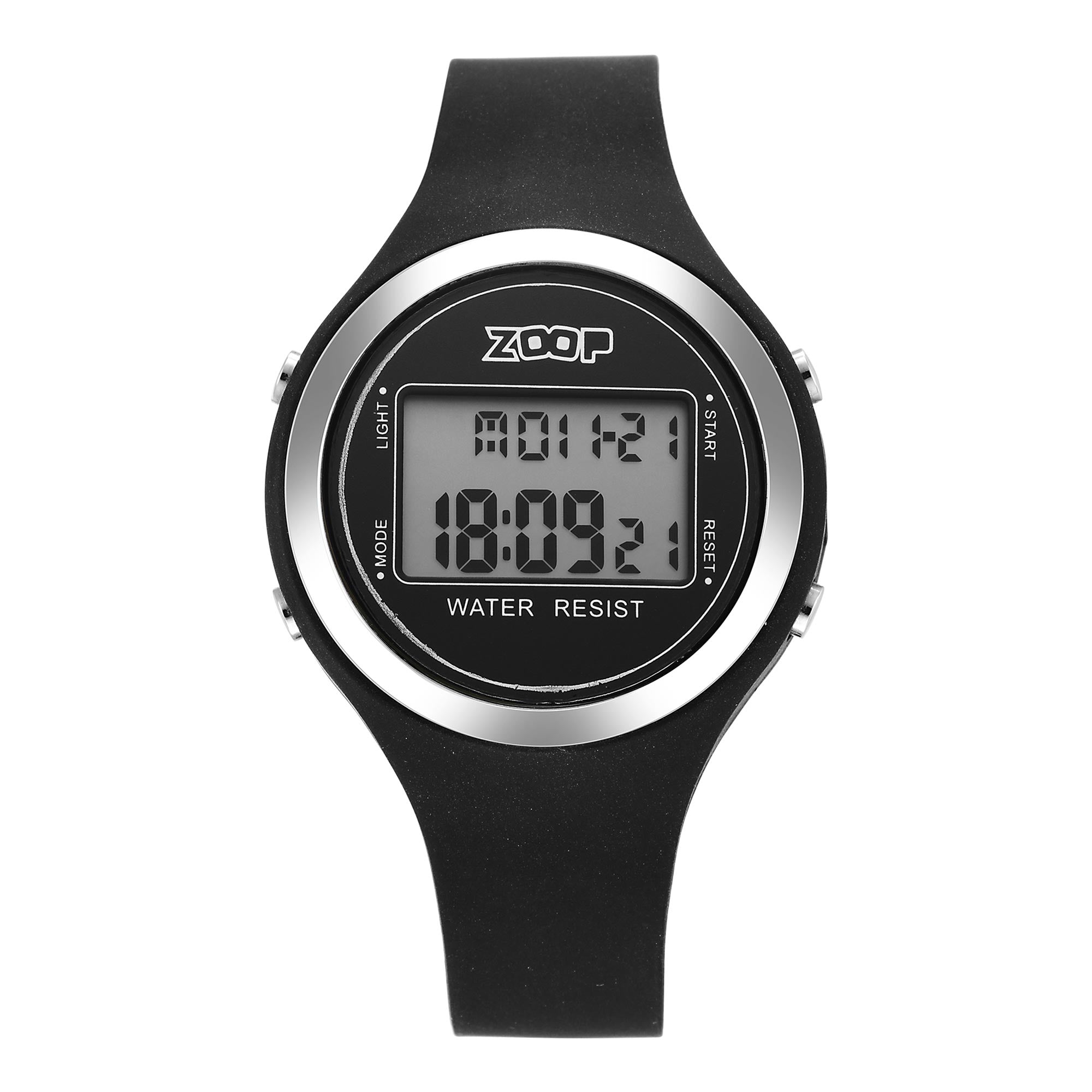 Zoop Zoop Digital Digital Dial Unisex Watch With Silicone Strap