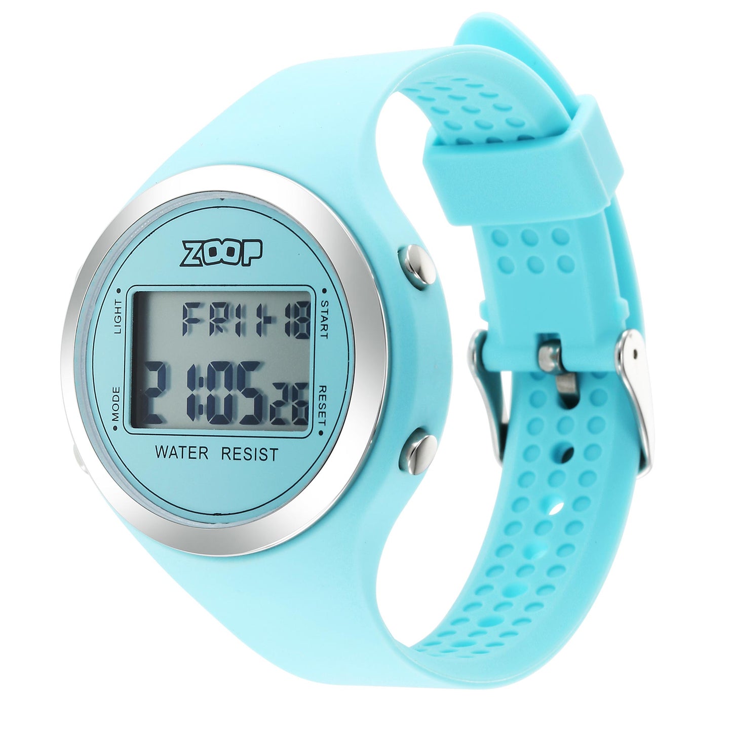 Zoop Digital Dial Unisex Watch With Silicone Strap