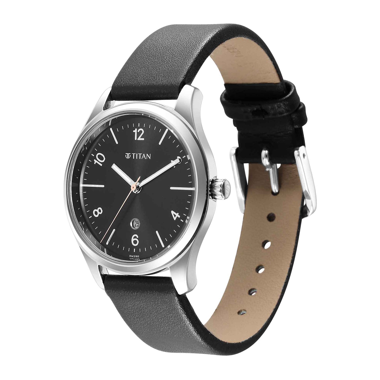Titan Urban Anthracite Dial Analog Leather Strap watch for Women