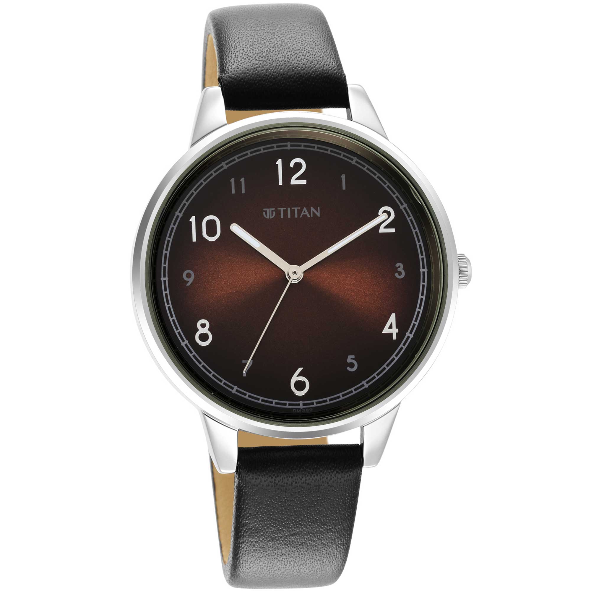 Titan Trendsetters Brown Dial Women Watch With Leather Strap