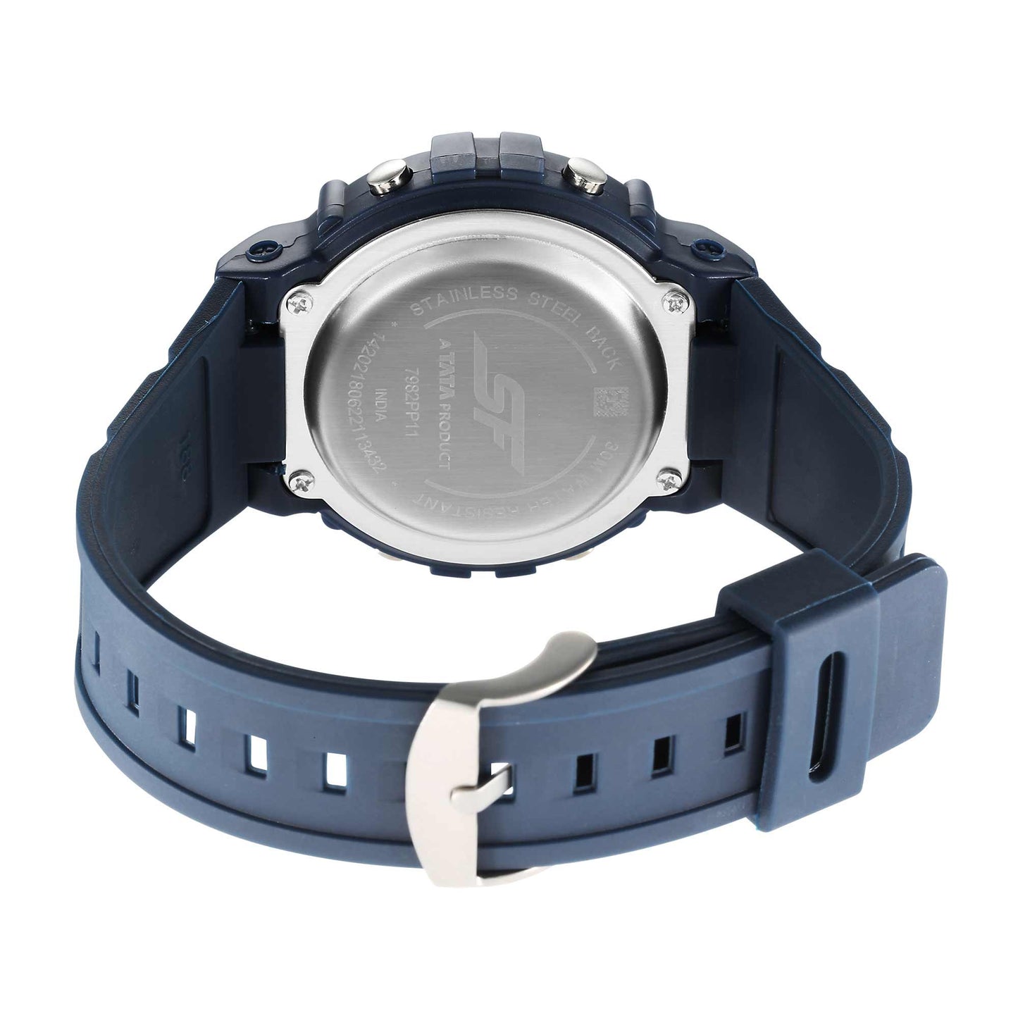 Sonata Digital Dial Grey Plastic Strap Watch for Men