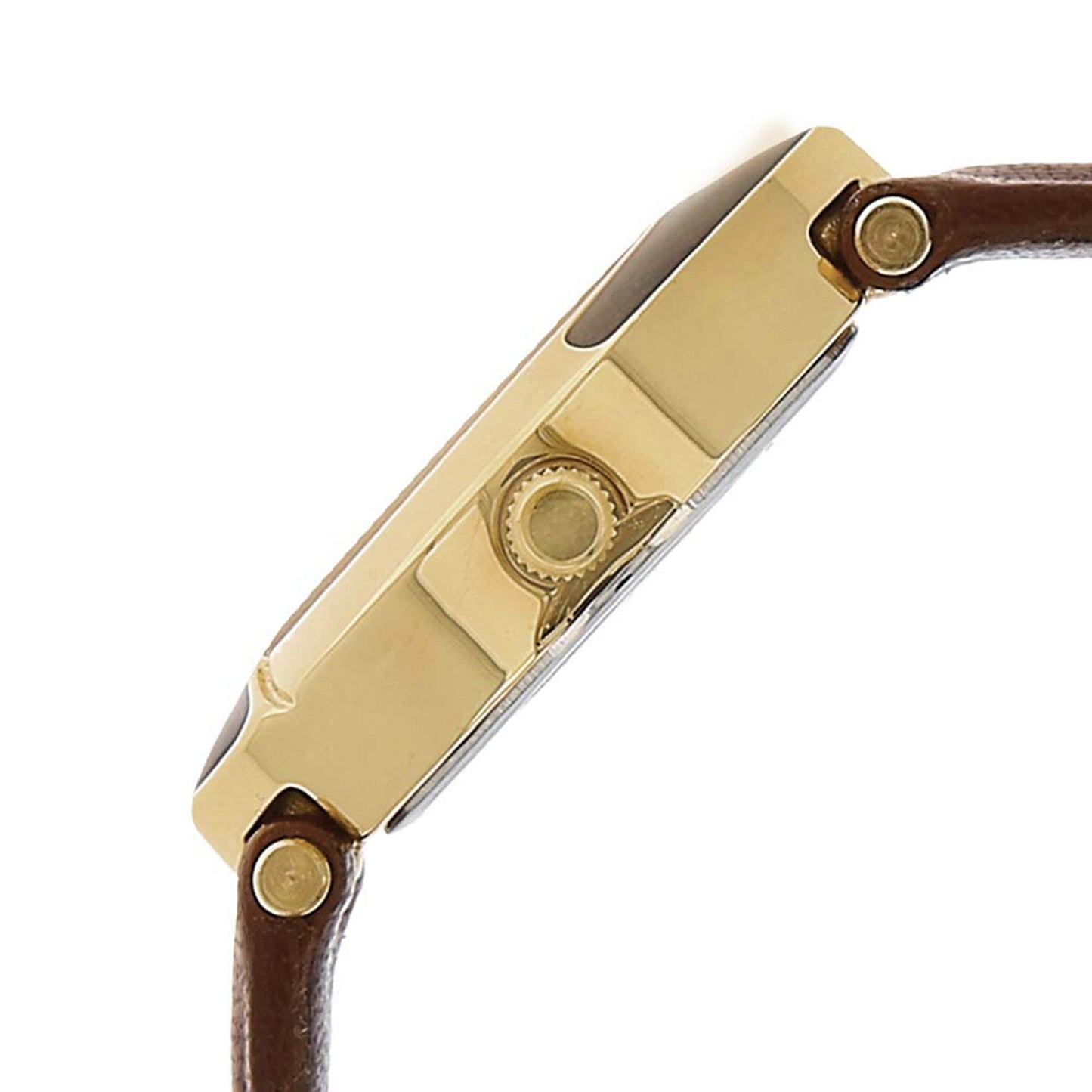 Sonata Quartz Analog Champagne Dial Leather Strap Watch for Women