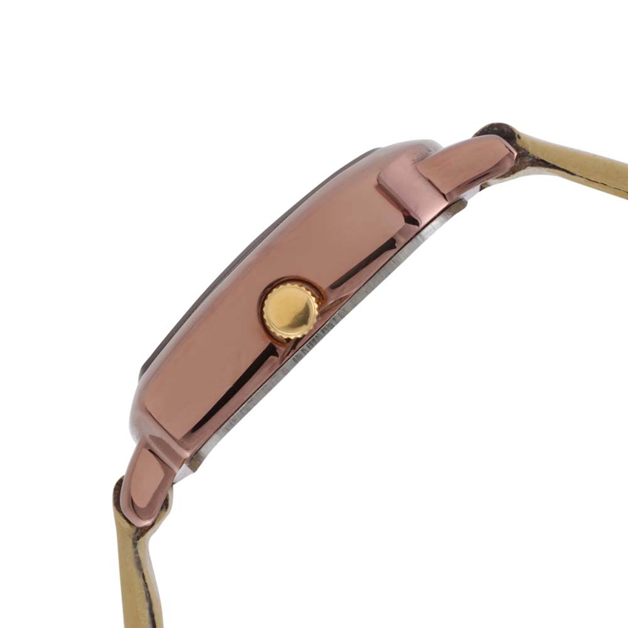 Sonata Quartz Analog Pink Dial Leather Strap Watch for Women