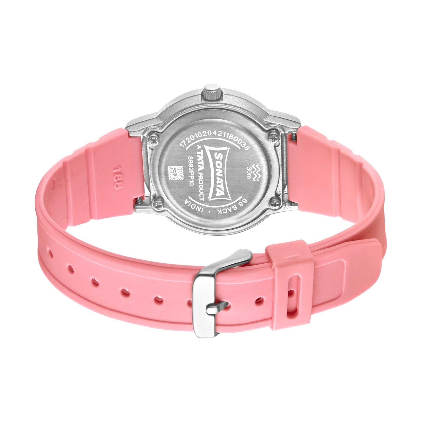 Sonata Play Pink Dial Women Watch With Plastic Strap