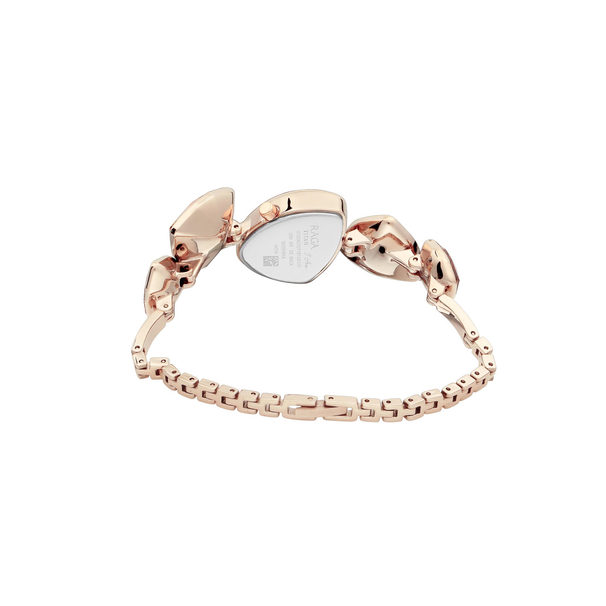 Titan Raga I Am Pink Dial Women Watch With Metal Strap – Titan World