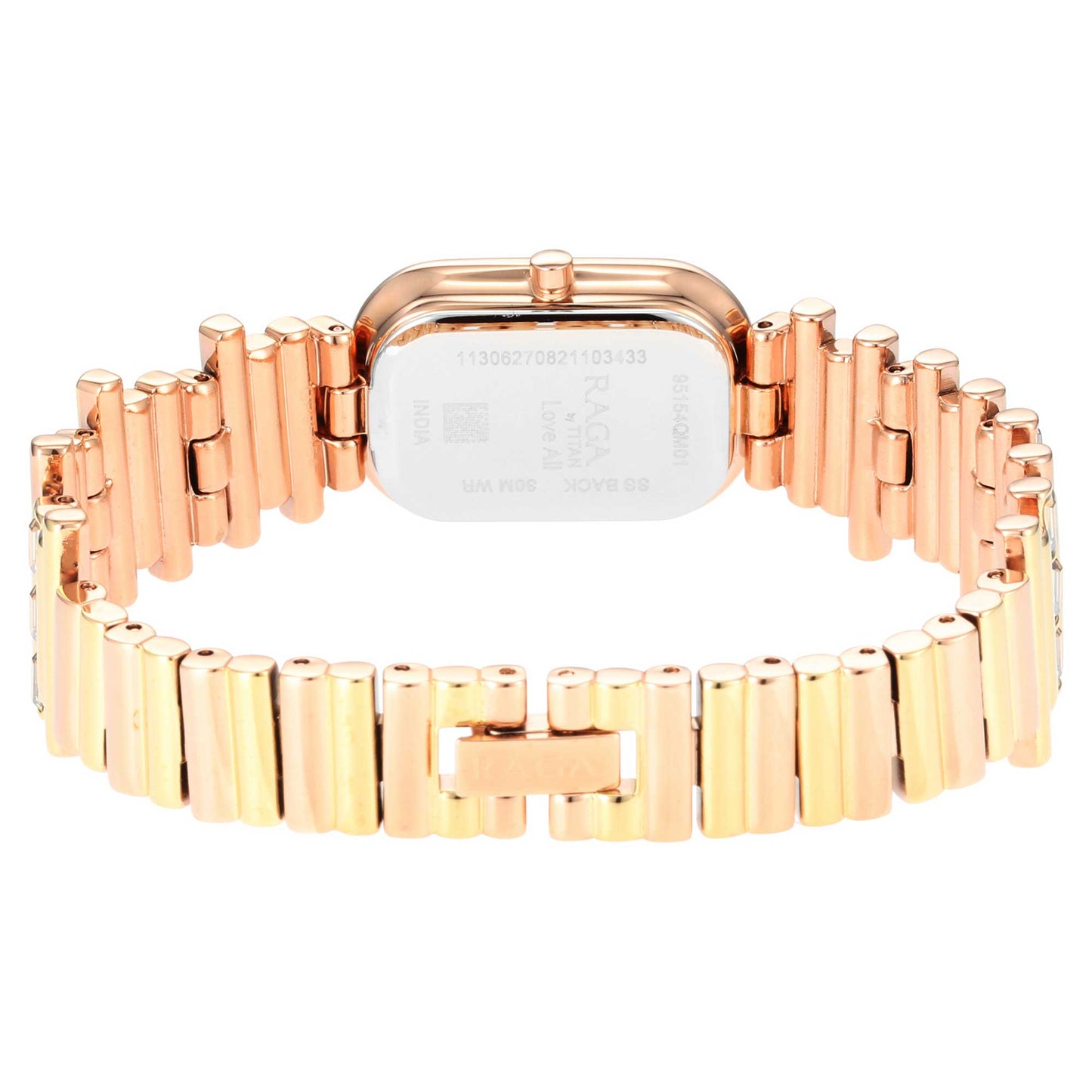 Titan Love All Rose Gold Dial Analog Metal Strap Watch for Women