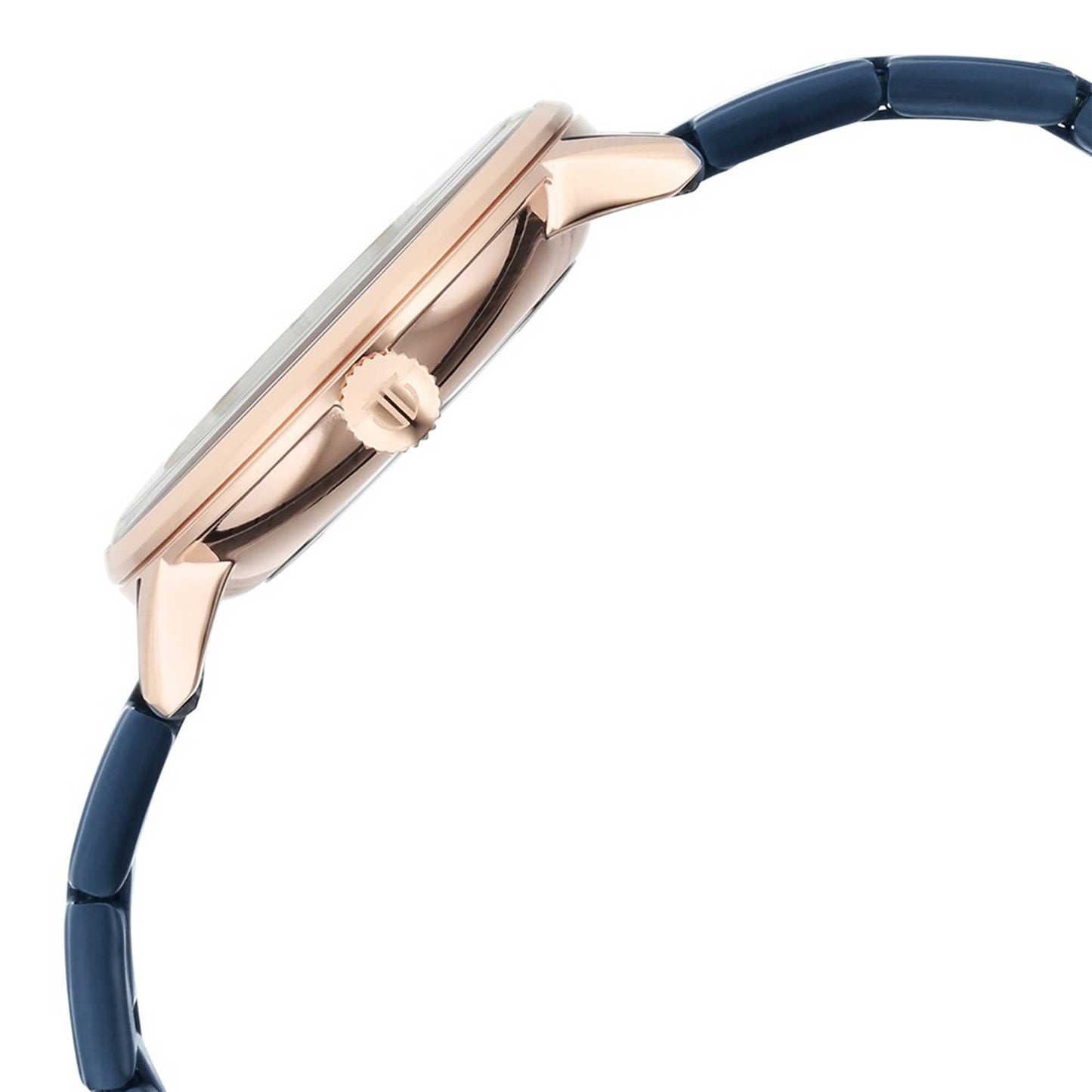 Titan TGIF Quartz Analog Blue Dial Blue Stainless Steel Strap Watch for Women