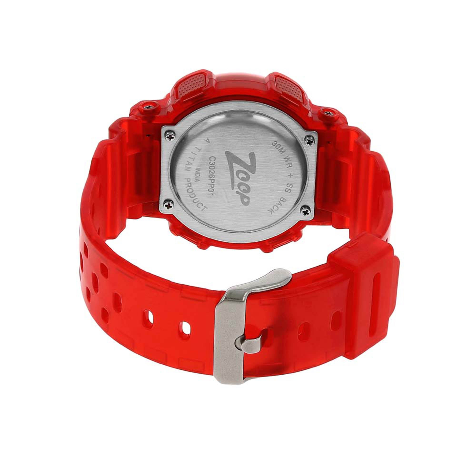 Zoop By Titan DigitalDigital Dial PU Strap Watch for Kids