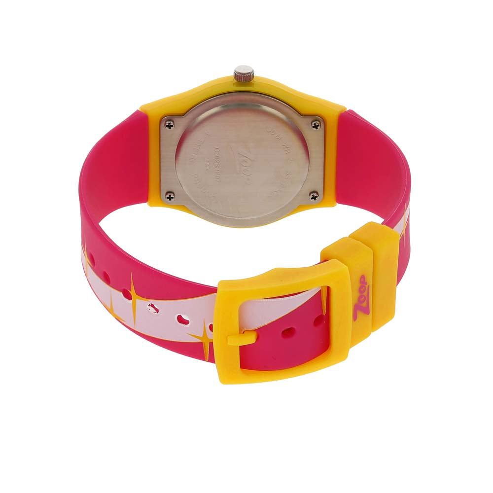 Zoop By Titan Quartz Analog Multicoloured Dial PU Strap Watch for Kids
