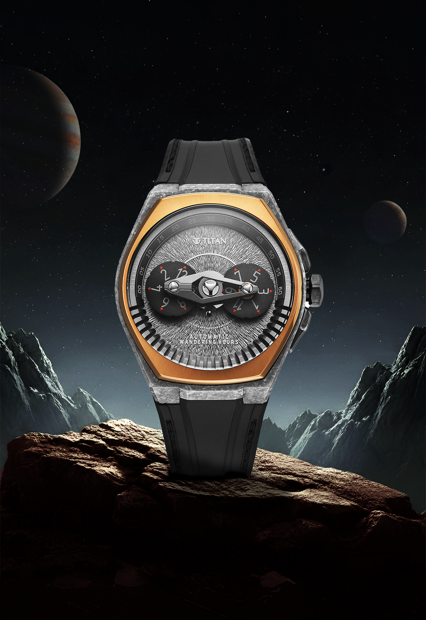 Titan Stellar Wandering Hour Limited Edition Automatic watch