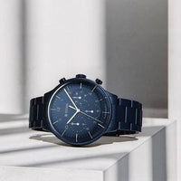 Titan Urban Magic Blue Dial Multial Stainless Steel Strap watch for Men